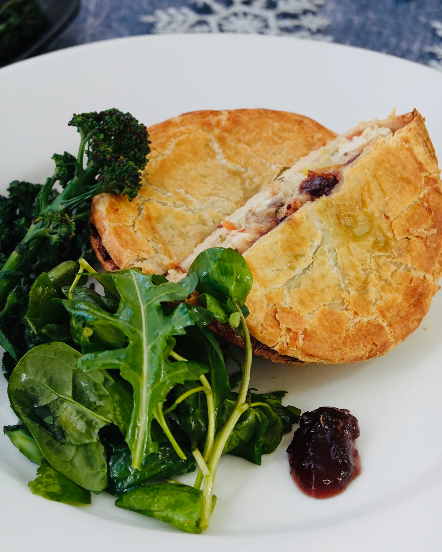 Turkey and Cranberry Pie