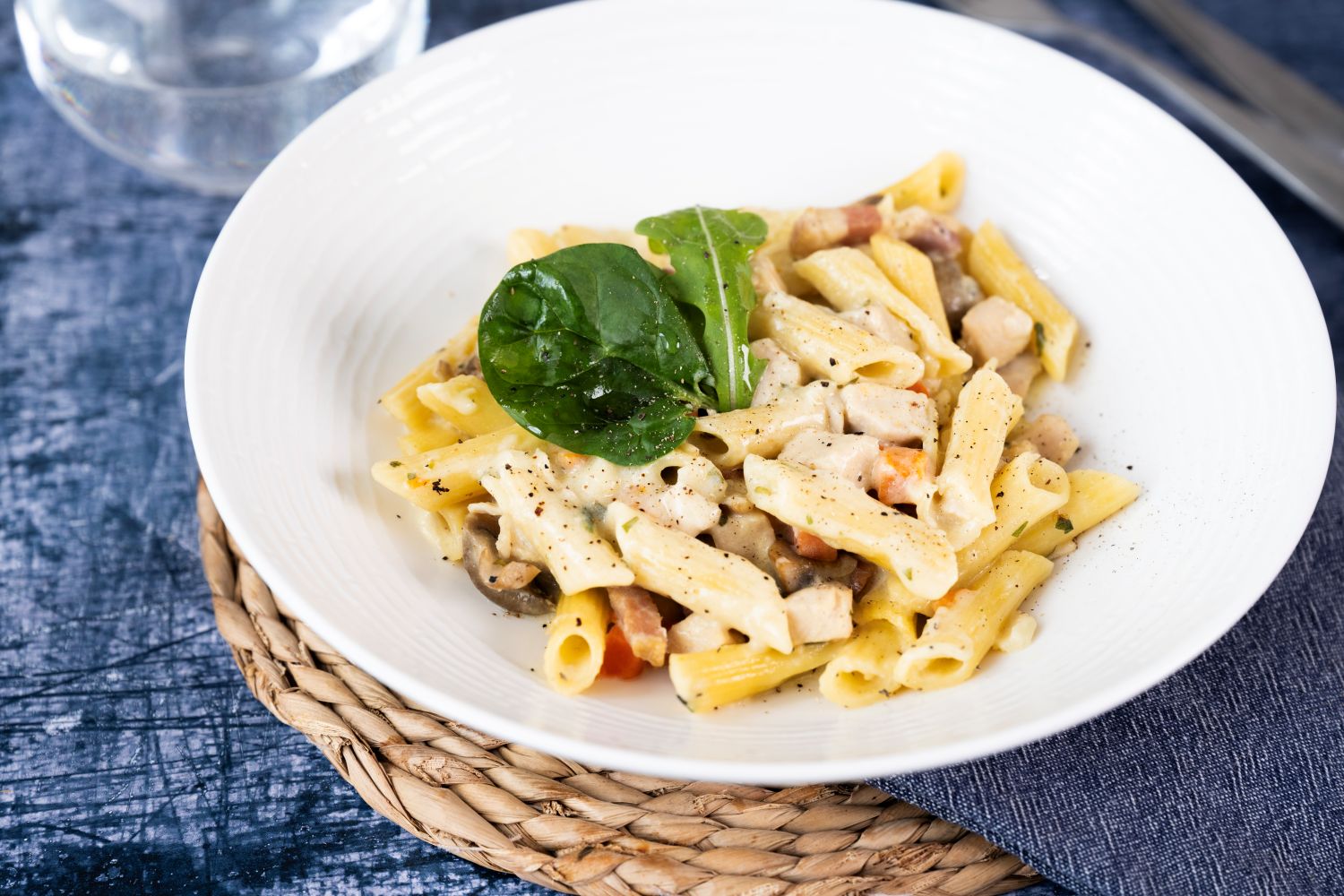 Chicken Chasseur with Penne