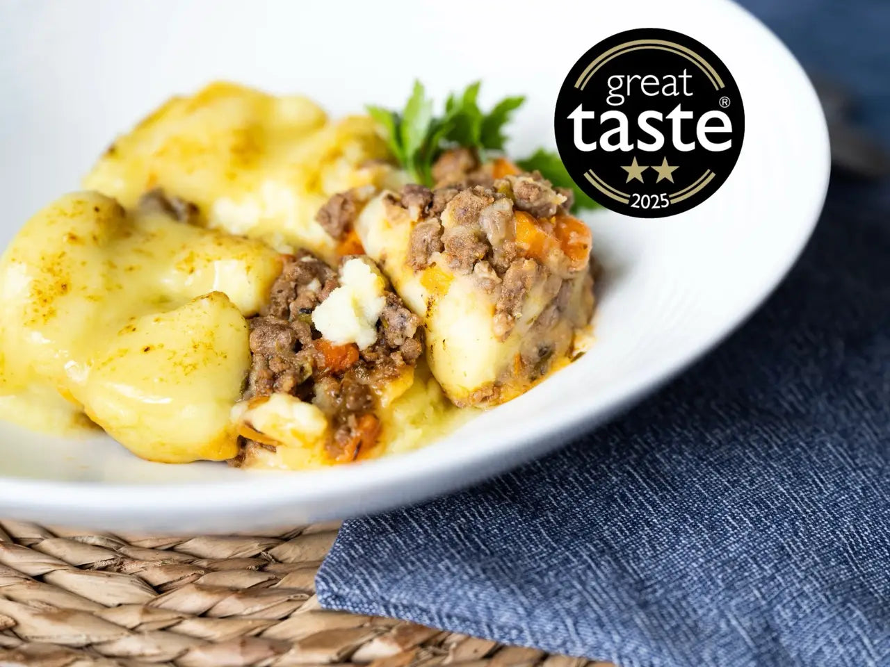 Shepherds Pie with Great Taste Award